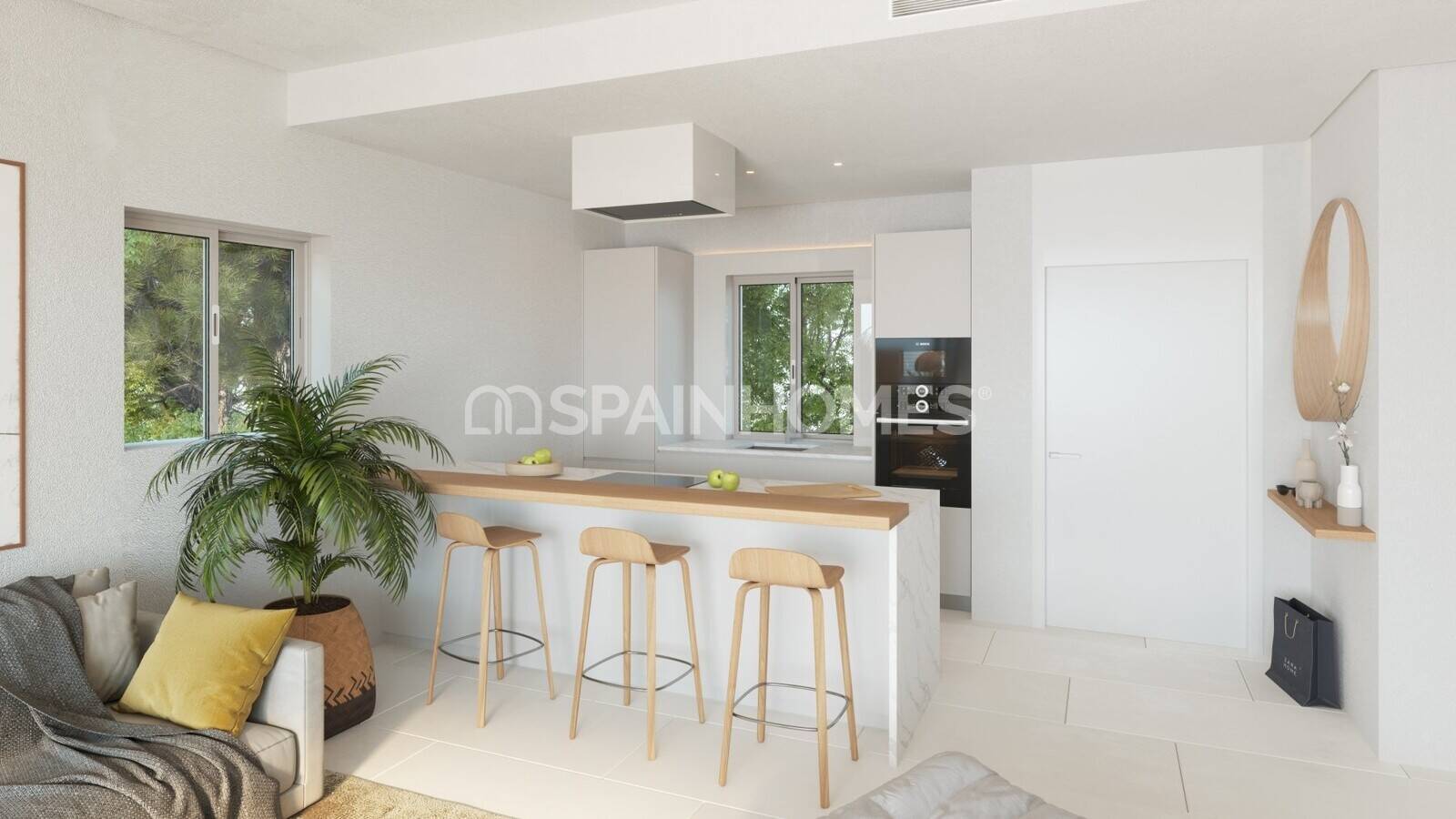 Apartment in Mijas, Malaga, Spain 3 bedrooms, 130 sq.m. No. 48580