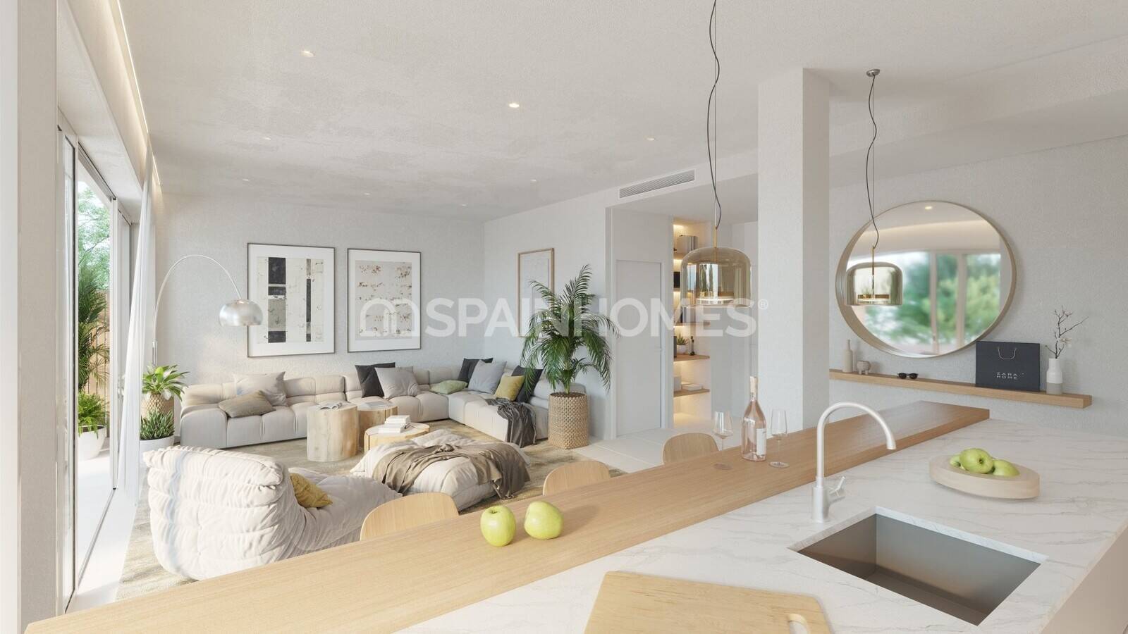 Apartment in Mijas, Malaga, Spain 3 bedrooms, 130 sq.m. No. 48580