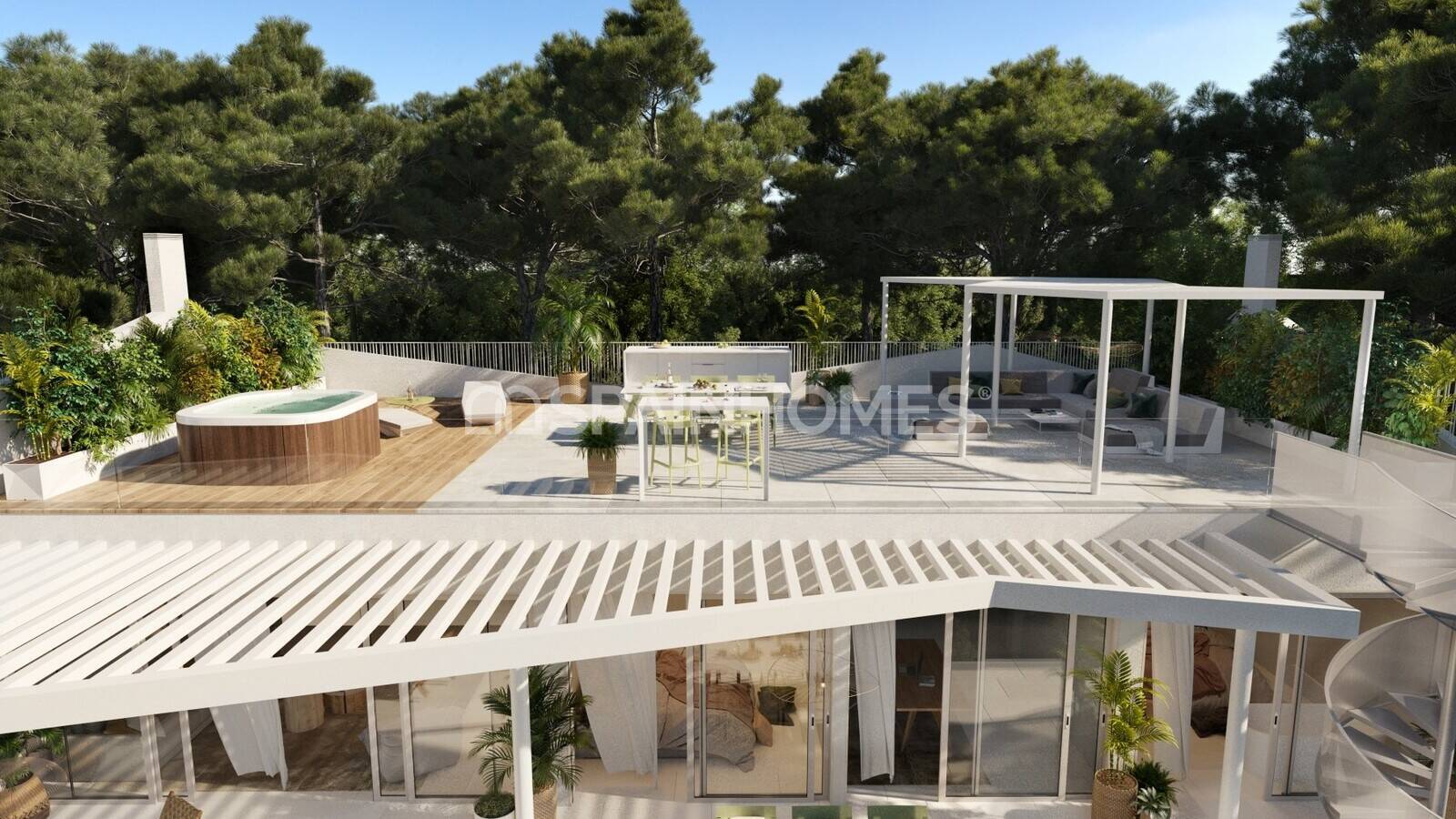 Penthouse in Mijas, Malaga, Spain 3 bedrooms, 130 sq.m. No. 48581