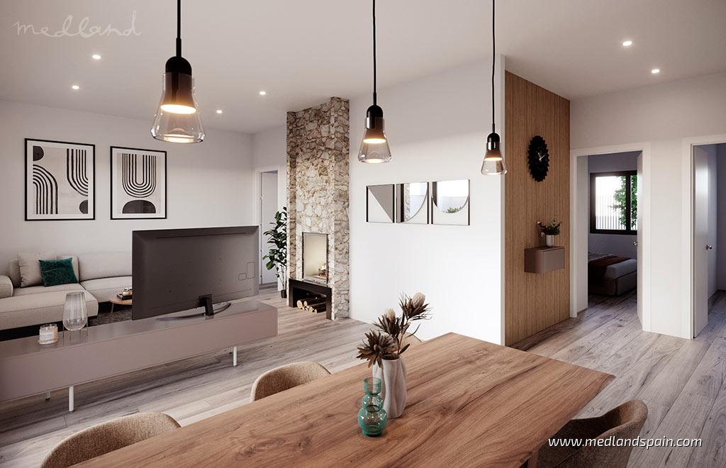 Apartment à Hondon De Las Nieves, Alicante, Espagne 3 chambres, 101 m2 No. 104866