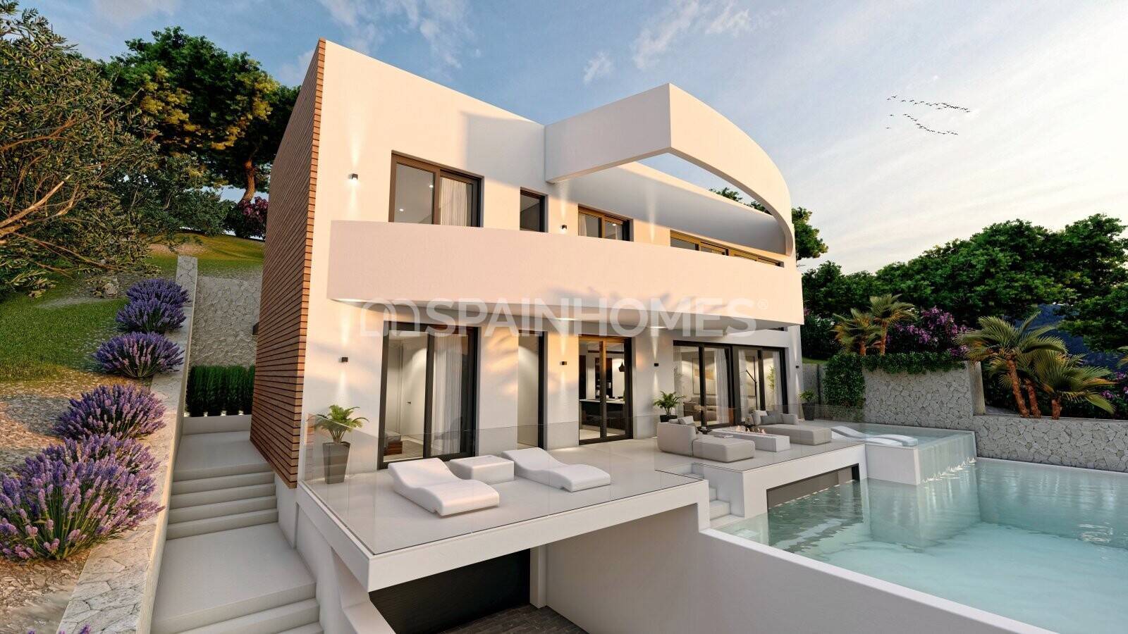 Willa w Altea, Alicante, Hiszpania 4 sypialnie, 402 mkw. nr 50401