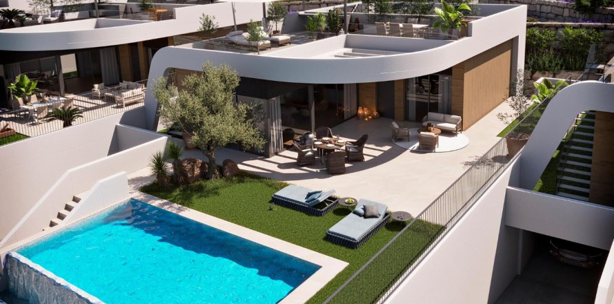 Villa Finestrat, Alicante, Spagna 4 camere da letto, 126 mq. N° 112251