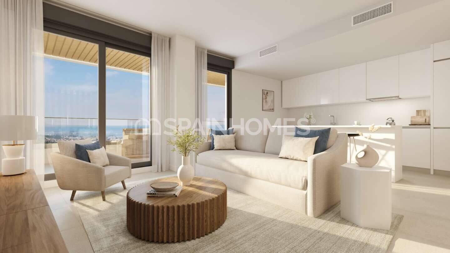 Apartment à Estepona, Malaga, Espagne 2 chambres, 95 m2 No. 55786