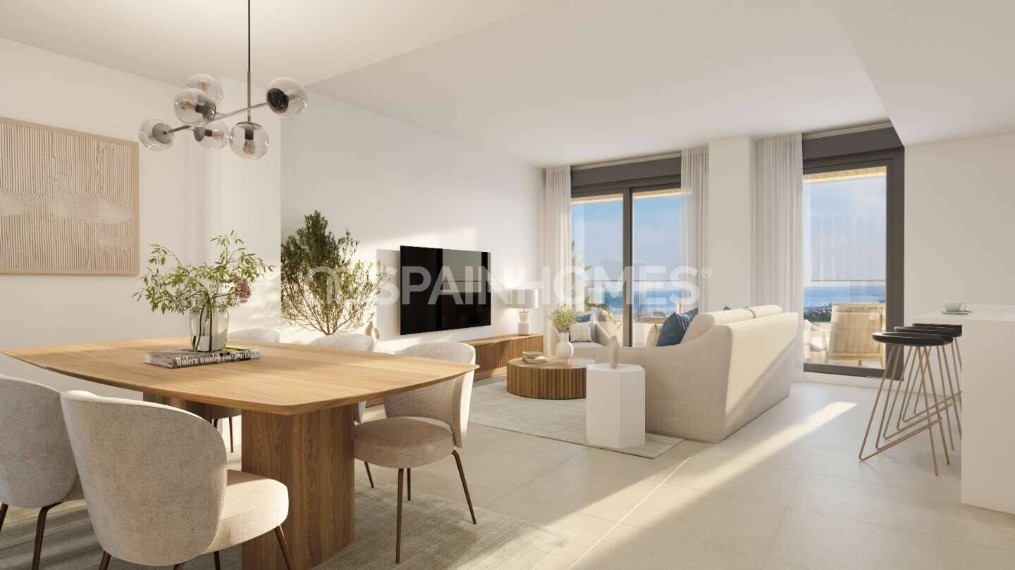 Apartment à Estepona, Malaga, Espagne 2 chambres, 95 m2 No. 55786