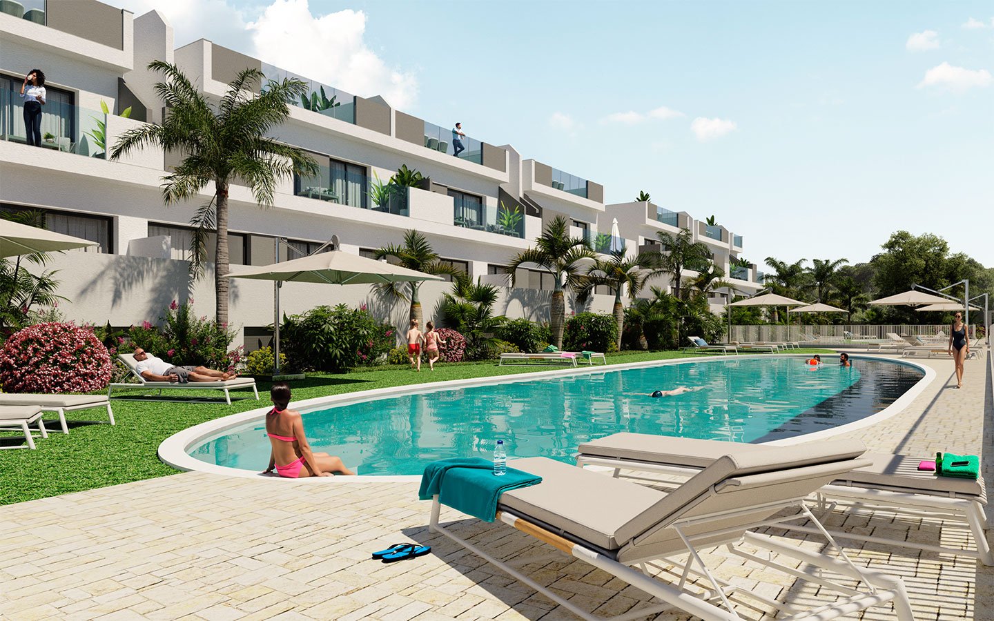 Apartment à Los Balcones, Alicante, Espagne 2 chambres, 76 m2 No. 101589