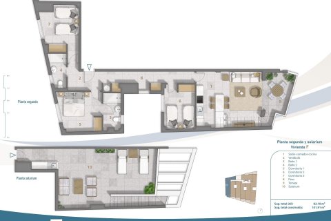 Appartamento in vendita San Pedro del Pinatar, Murcia, Spagna 3 camere da letto, 101 mq. N° 114636 - foto 12