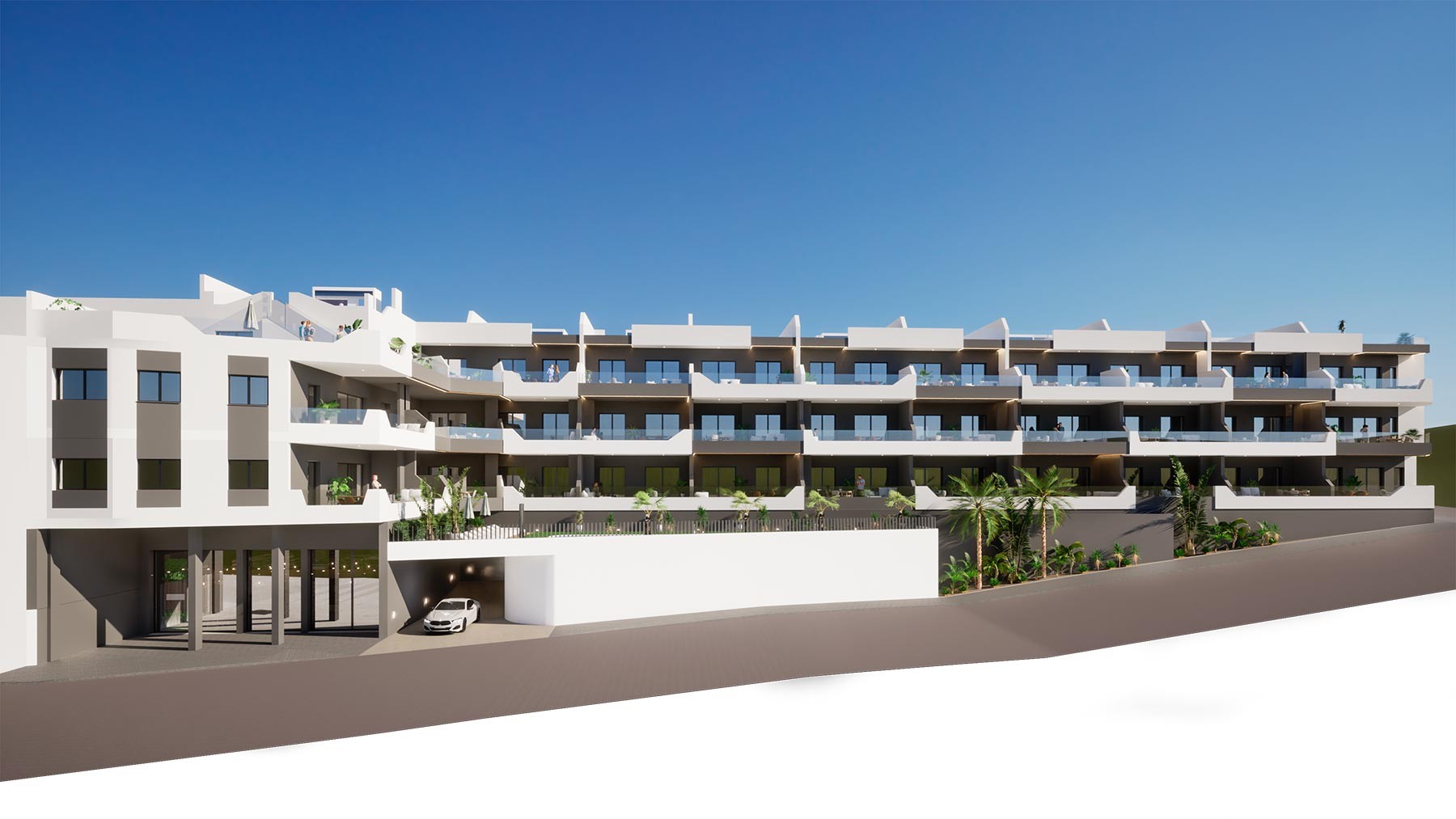 Apartament w Benijofar, Alicante, Hiszpania 4 sypialnie, 77 mkw. nr 96555