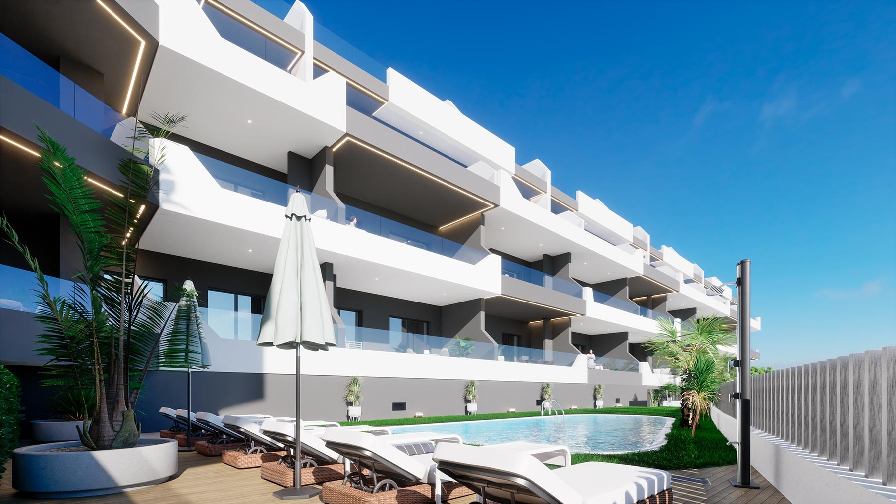 Apartament w Benijofar, Alicante, Hiszpania 4 sypialnie, 77 mkw. nr 96555