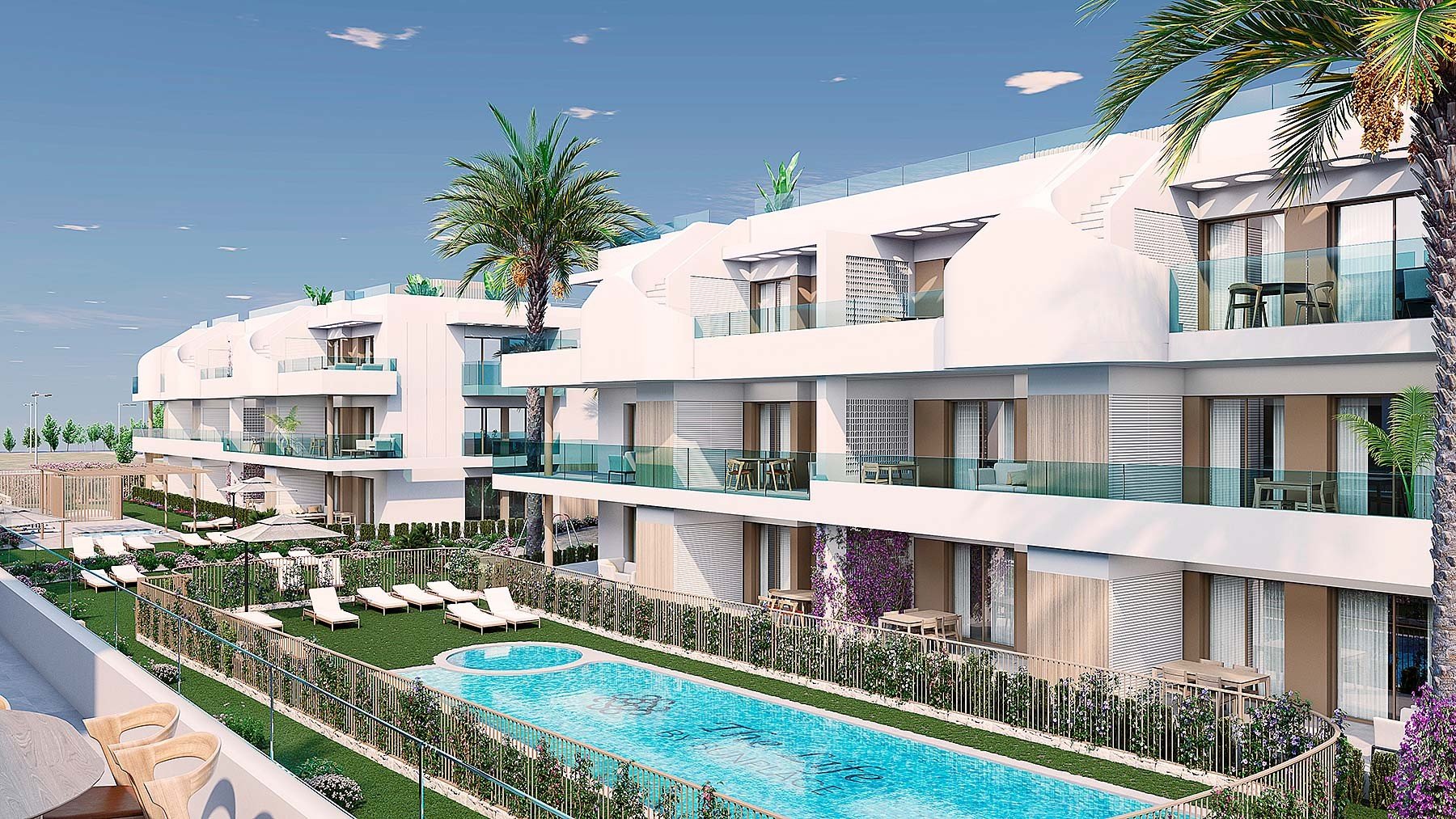 Apartamento en Pilar de la Horadada, Alicante, España 2 dormitorios, 66 m2 No. 91704