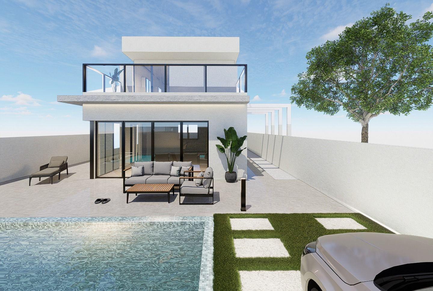 Villa in Pilar de la Horadada, Alicante, Spanien 3 Schlafzimmer, 136 m2 Nr. 103432