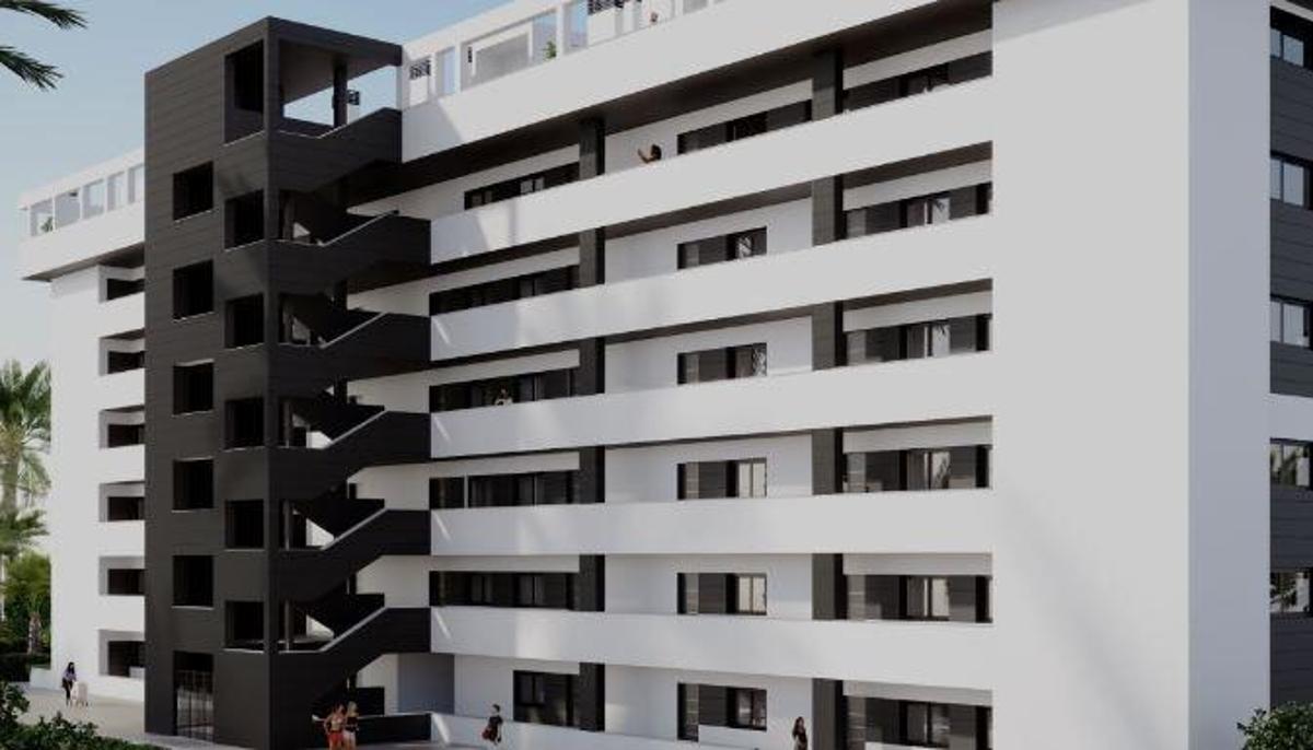 Apartamento en Torrevieja, Alicante, España 2 dormitorios, 76 m2 No. 98593