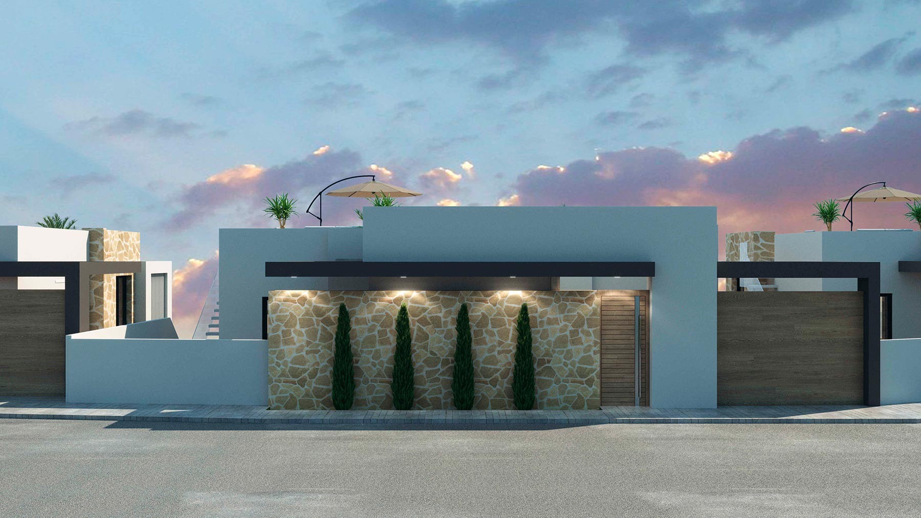 Huvila Alicante, Espanja 3 makuuhuonetta, 205 m2 No. 112198