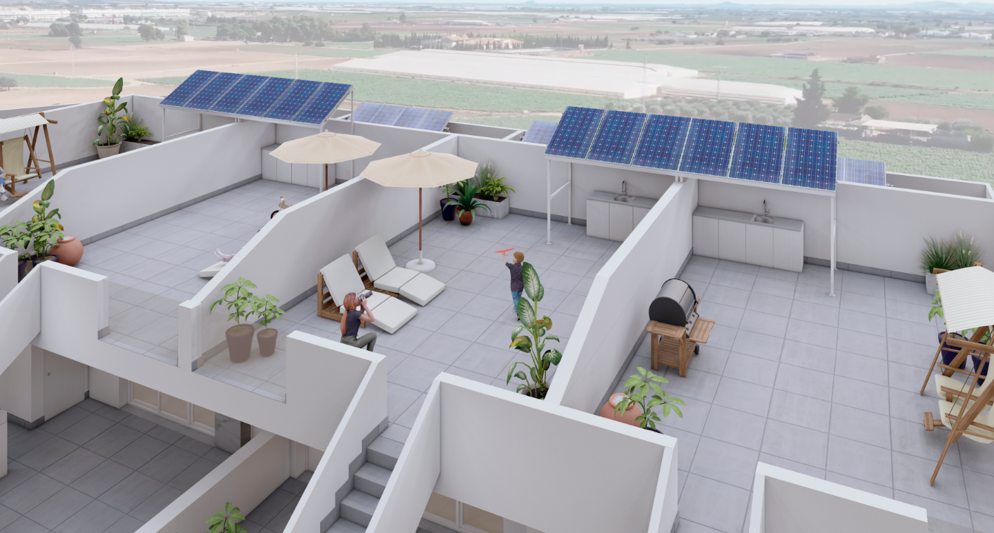 Квартира в Ролдан, Мурсия, Испания 2 спальни, 80м2 №92593