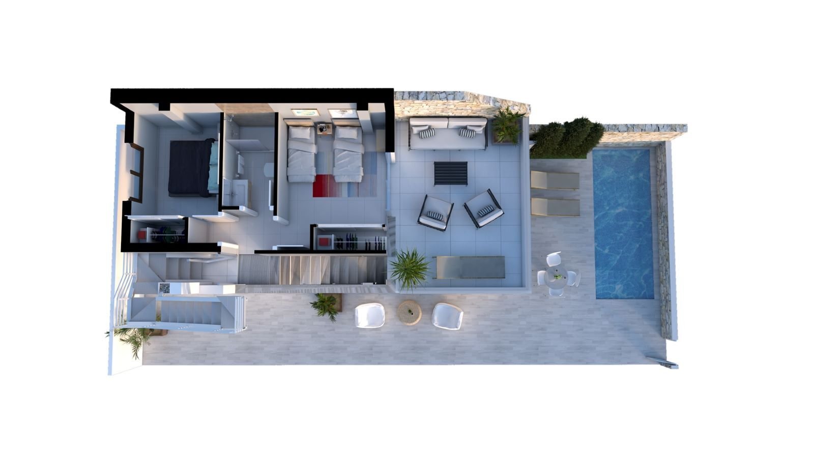 House in Los Alcazares, Murcia, Spain 3 bedrooms, 90 sq.m. No. 23222