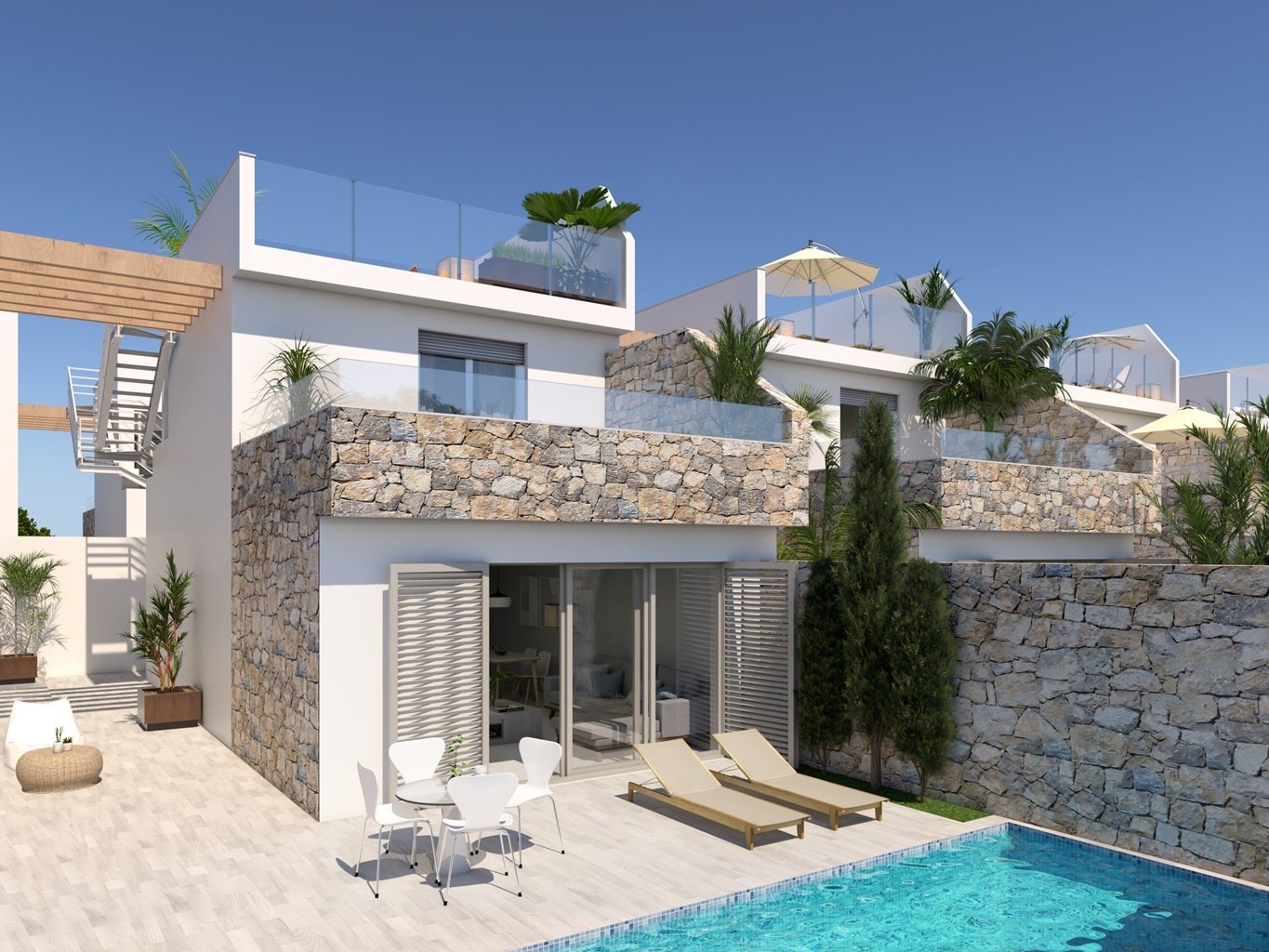 House in Los Alcazares, Murcia, Spain 3 bedrooms, 90 sq.m. No. 23222