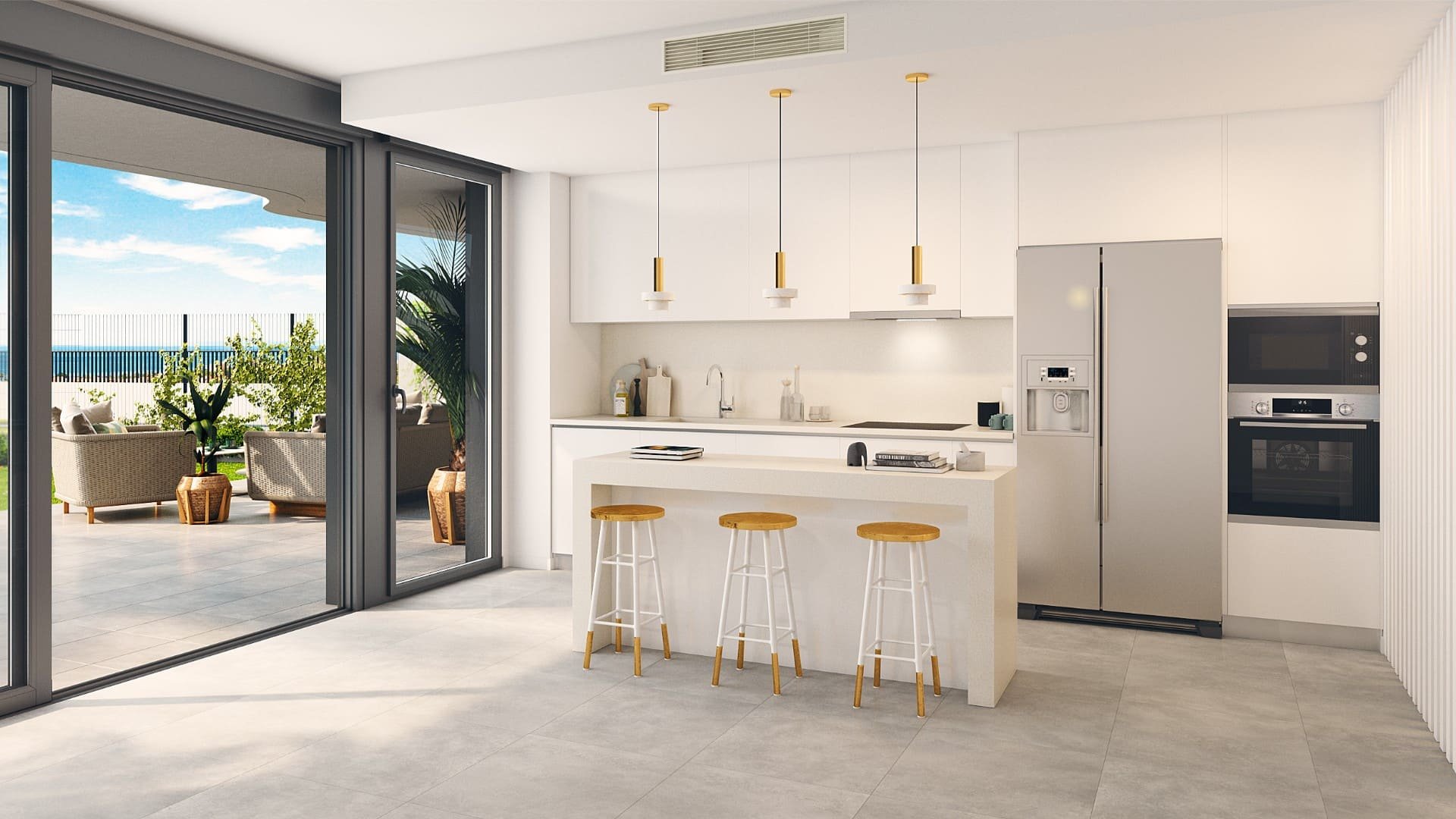 Apartamento en Habitat Alborán-Mistral, Torremolinos, Málaga, España 1 dormitorio, 62 m2 No. 93647