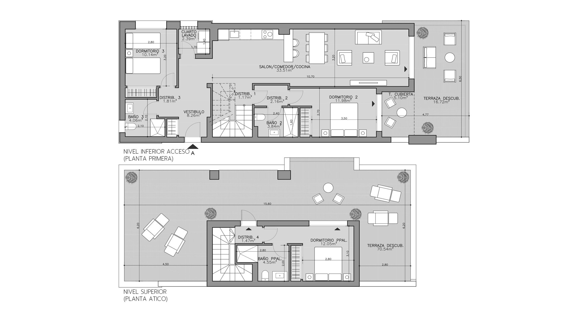 Duplex in Altara Alcaidesa, L, Alcaidesa, Cadiz, Spagn, 3 camere da letto, 162 mq. N° 93653
