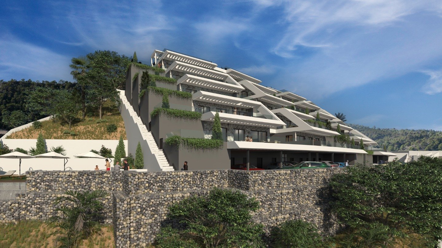 Huoneisto Finestrat, Alicante, Espanja 2 makuuhuonetta, 148 m2 No. 90334