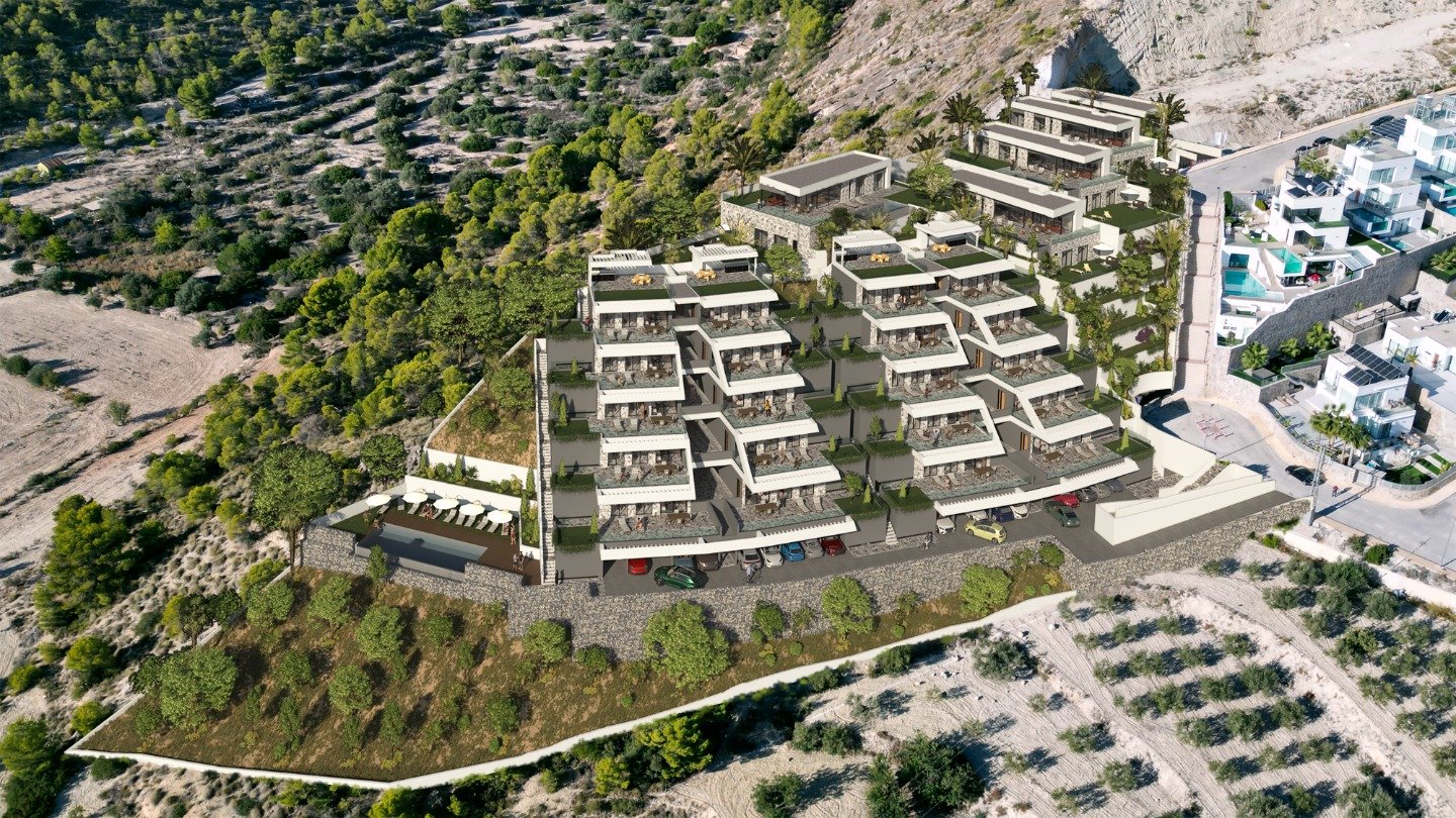 Huoneisto Finestrat, Alicante, Espanja 2 makuuhuonetta, 148 m2 No. 90334