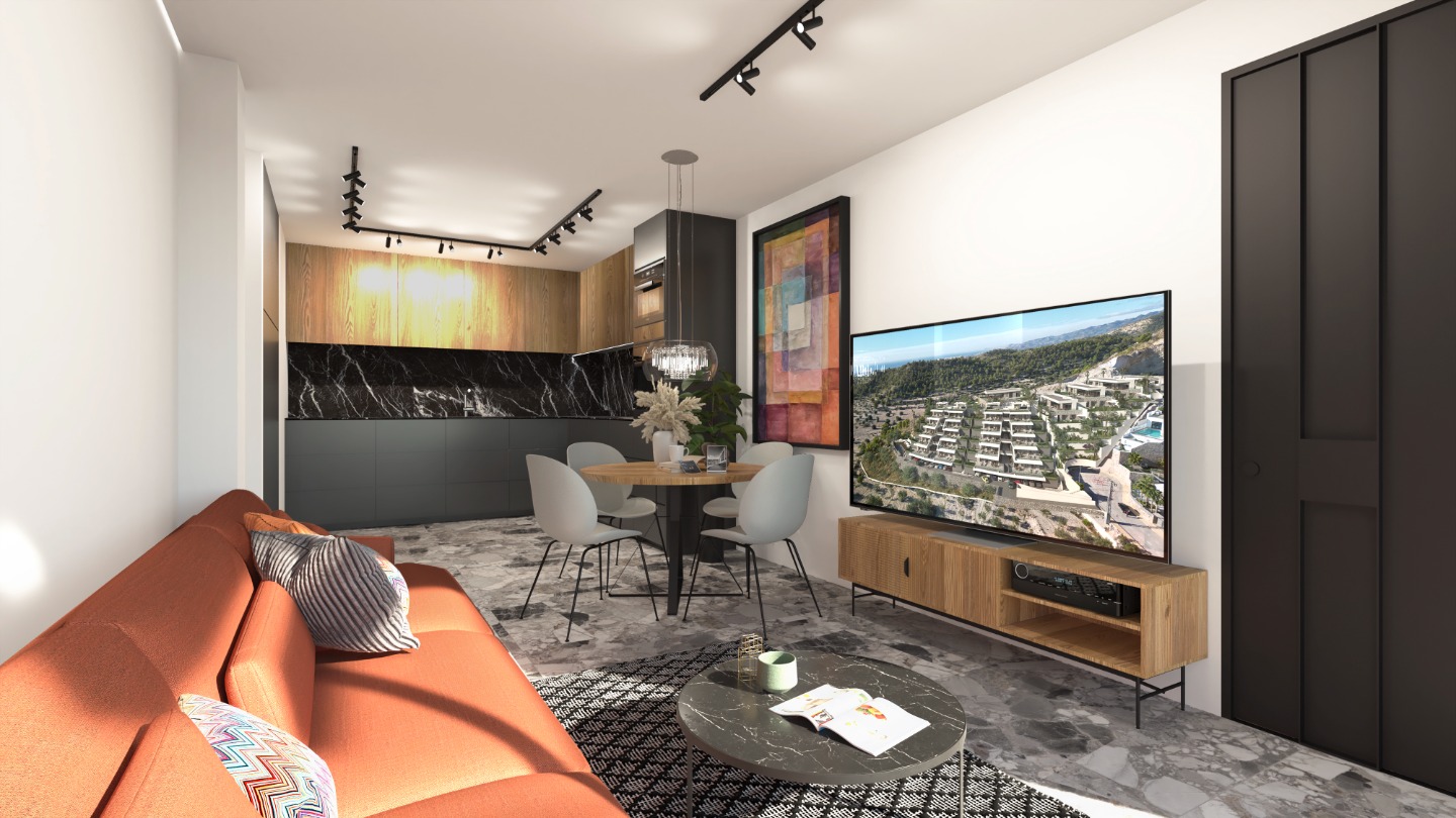 Huoneisto Finestrat, Alicante, Espanja 2 makuuhuonetta, 148 m2 No. 90334