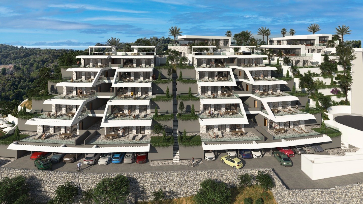Huoneisto Finestrat, Alicante, Espanja 2 makuuhuonetta, 148 m2 No. 90334