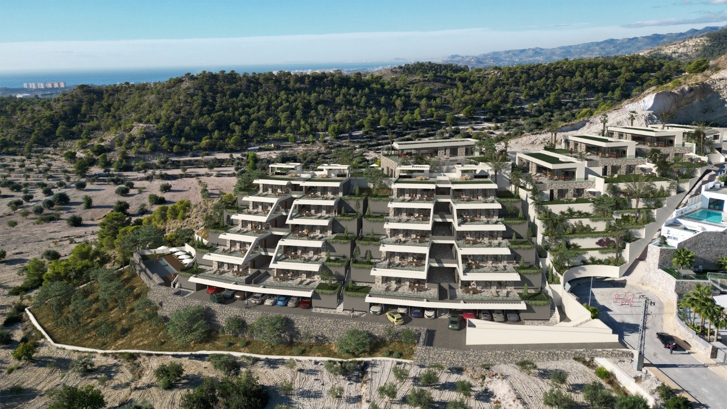 Huoneisto Finestrat, Alicante, Espanja 2 makuuhuonetta, 148 m2 No. 90334