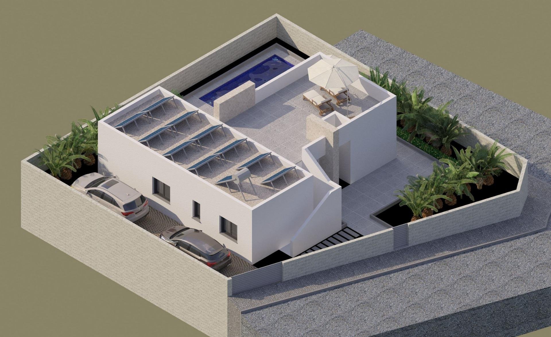Вилла в Бенихофар, Аликанте, Испания 3 спальни, 107м2 №102166