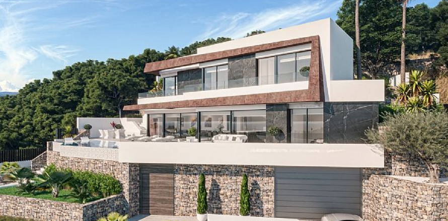Villa Calpe, Alicante, Spanien 4 sovrum, 349 kvm. Nr. 110184