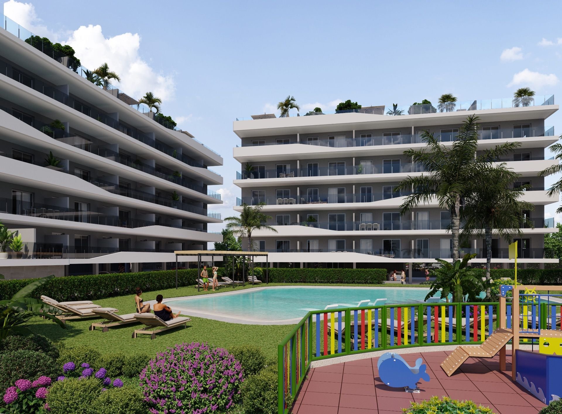 Lägenhet i Santa Pola, Alicante, Spanien 3 sovrum, 106 kvm. Nr. 95379