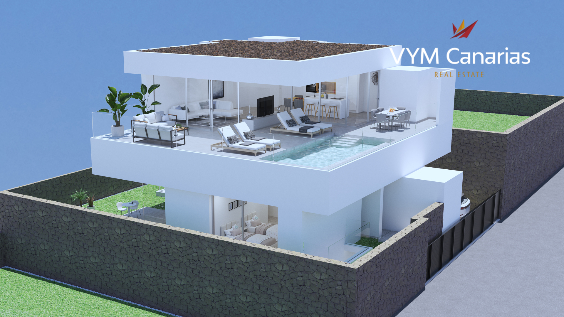 Villa a Adeje, Tenerife, Spagna 3 camere da letto, 239 mq. N° 104449