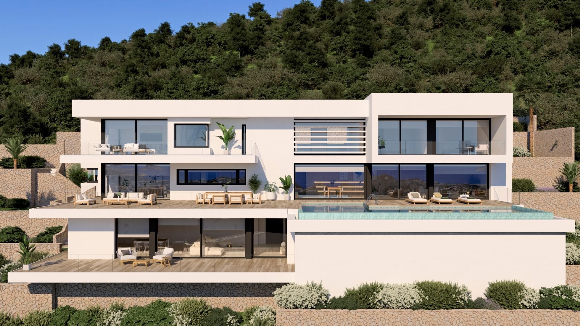 Villa en Benitachell, Alicante, España 5 dormitorios, 1401 m2 No. 95518