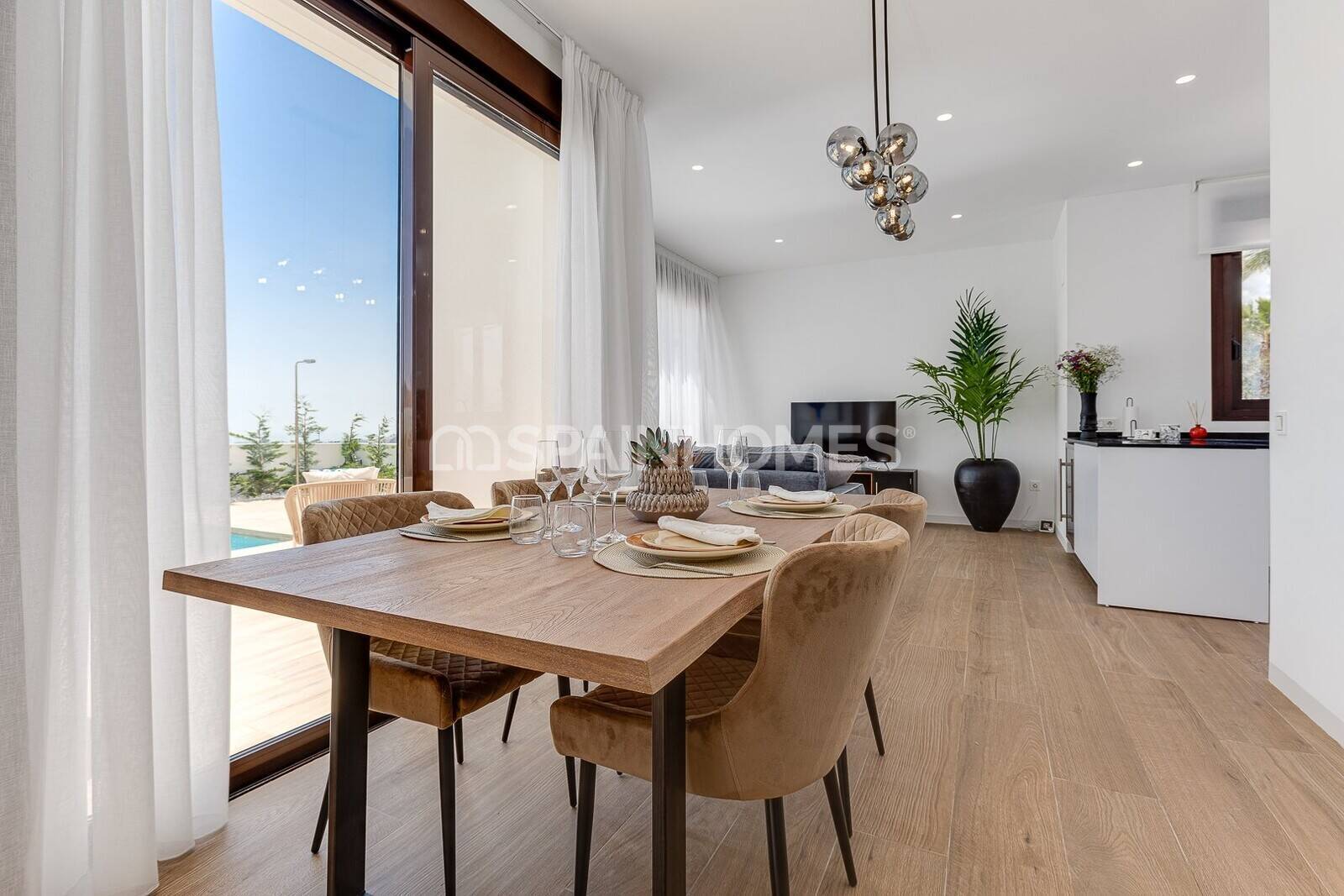 Villa a Finestrat, Alicante, Spagna 3 camere da letto, 200 mq. N° 48931