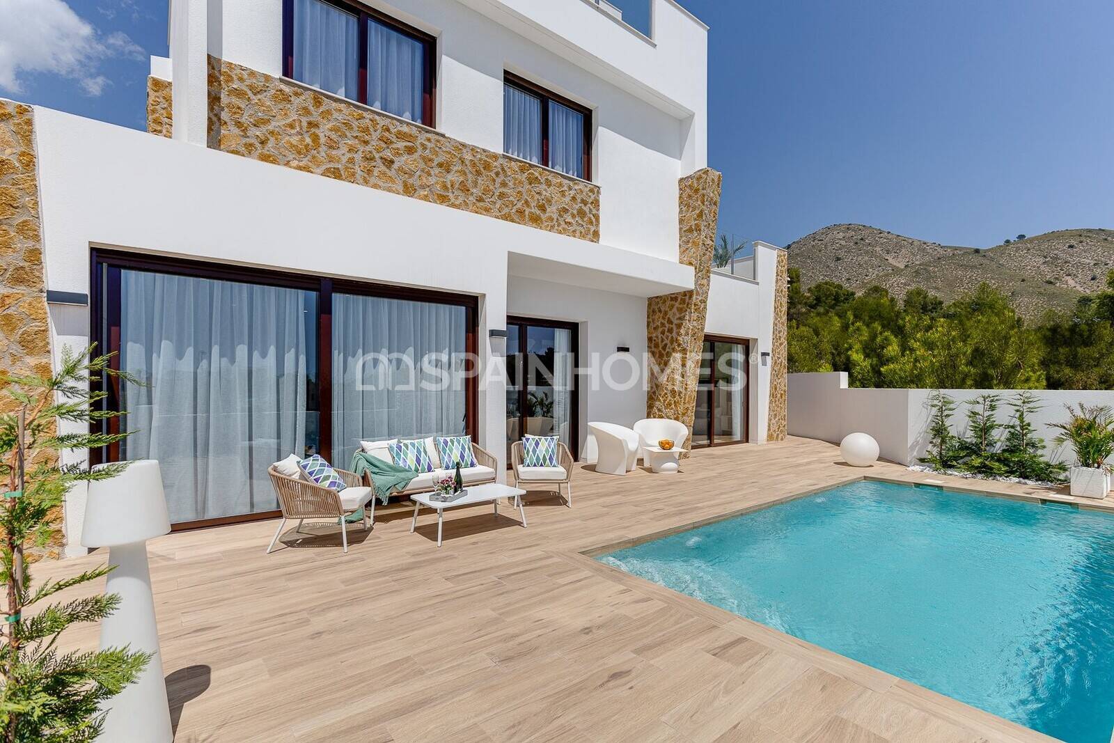 Villa à Finestrat, Alicante, Espagne 4 chambres, 225 m2 No. 48932
