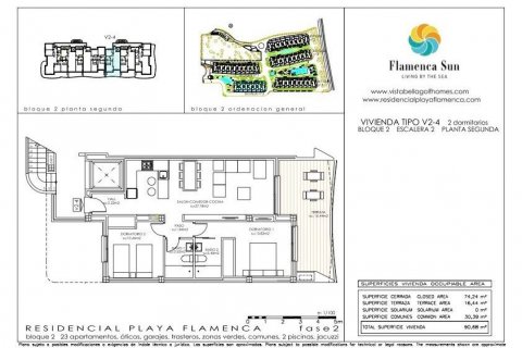 Dzīvoklis pārdošanā Playa Flamenca II, Alicante, Spānijā 2 istabas, 74 m2 Nr. 113955 - attēls 10
