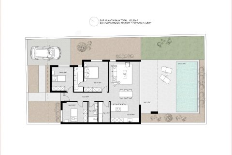 Villa en venta Molina de Segura, Murcia, España 3 dormitorios, 105 m2 No. 114302 - foto 26