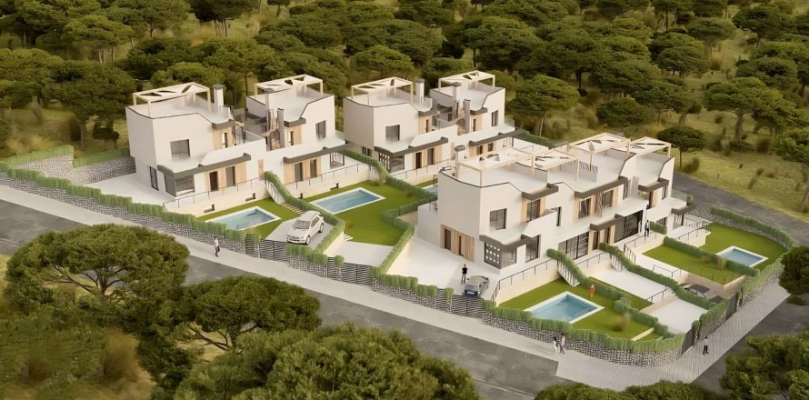Villetta a schiera Polop, Alicante, Spagna 3 camere da letto, 121 mq. N° 110110