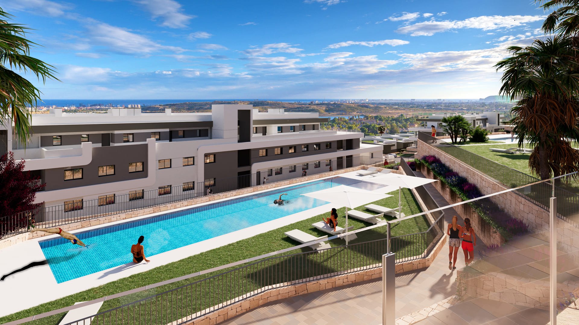Huoneisto Mutxamel, Alicante, Espanja 3 makuuhuonetta, 132 m2 No. 110088