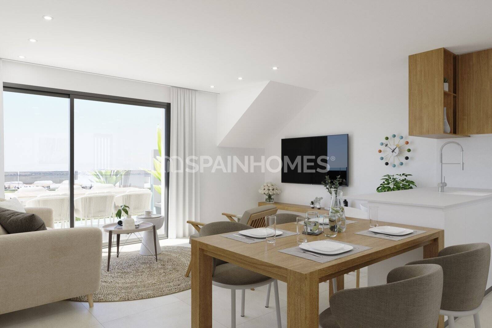 Attico a Torrevieja, Alicante, Spagna 2 camere da letto, 77 mq. N° 82298