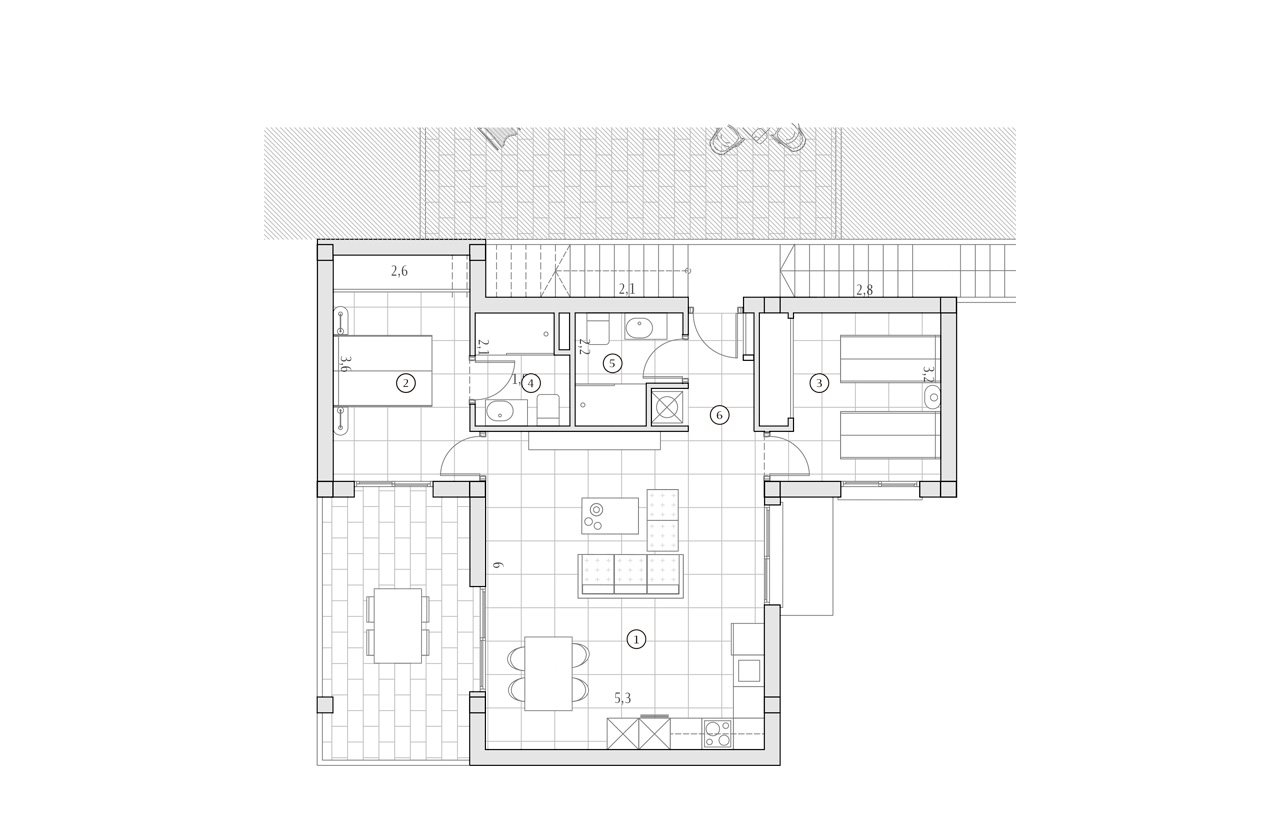 Apartment in Algorfa, Alicante, Spain 2 bedrooms, 73 sq.m. No. 101531