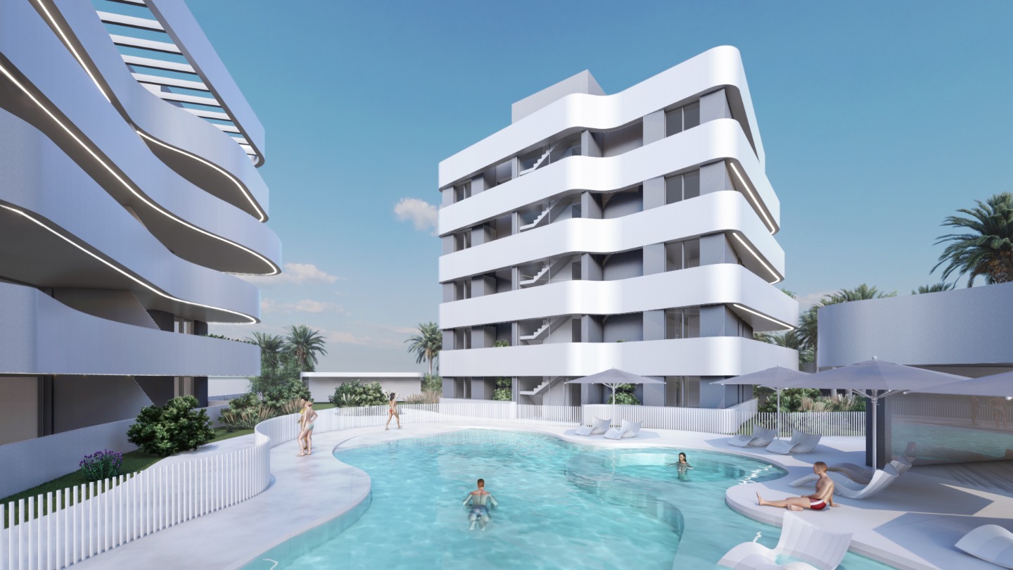 Dzīvoklis Guardamar del Segura, Alicante, Spānijā 2 istabas, 80 m2 Nr. 91737