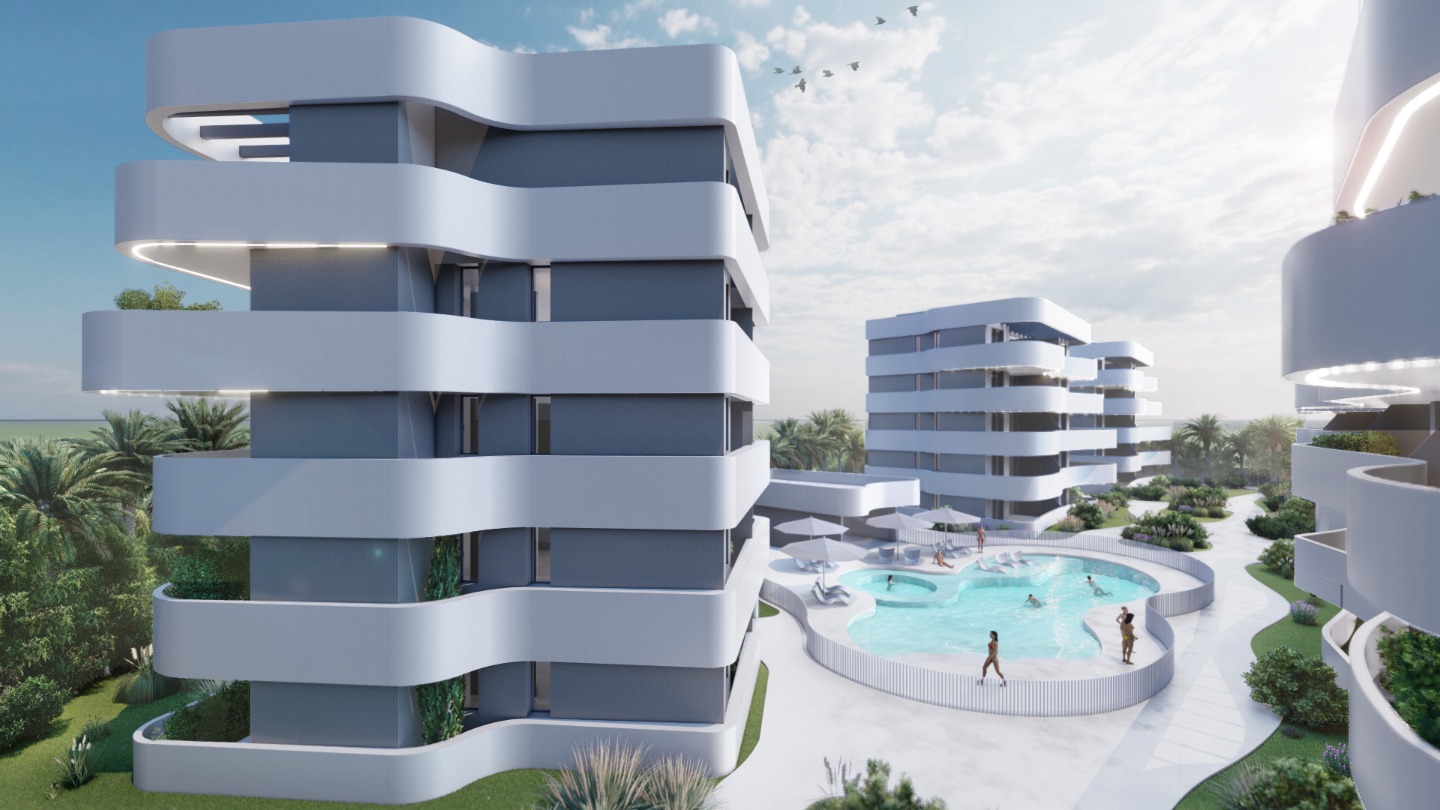 Dzīvoklis Guardamar del Segura, Alicante, Spānijā 2 istabas, 80 m2 Nr. 91737