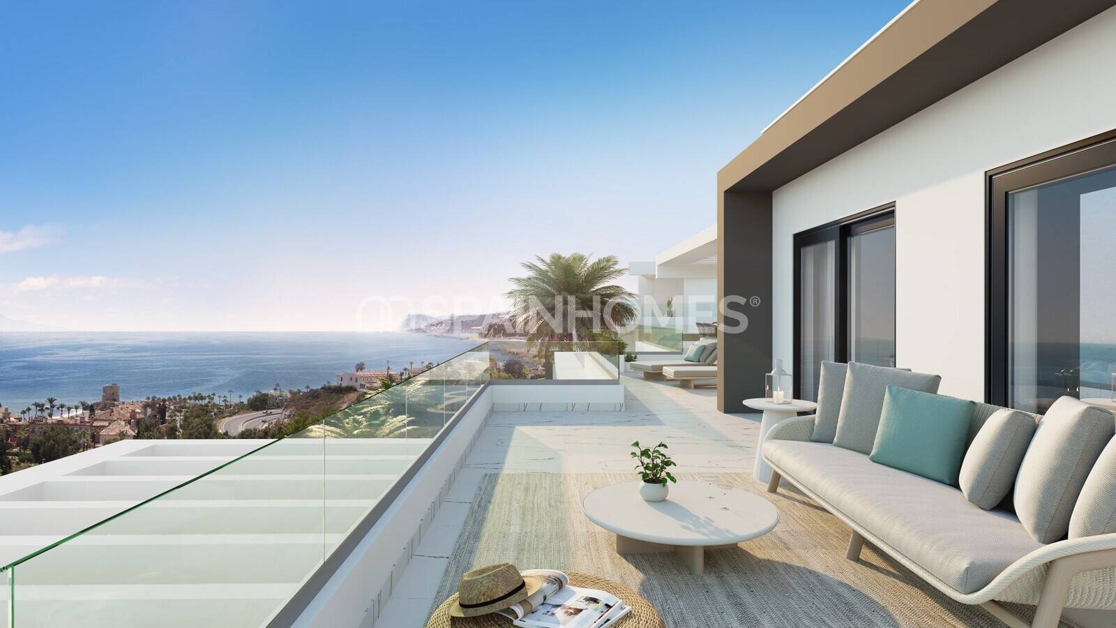 Penthouse w Casares, Malaga, Hiszpania 2 sypialnie, 78 mkw. nr 48598