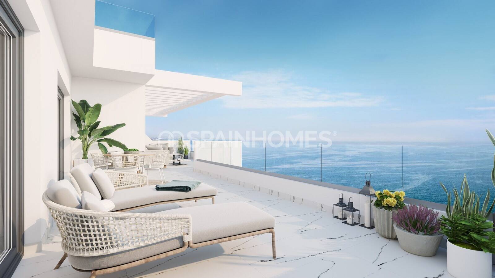 Penthouse w Casares, Malaga, Hiszpania 2 sypialnie, 78 mkw. nr 48598