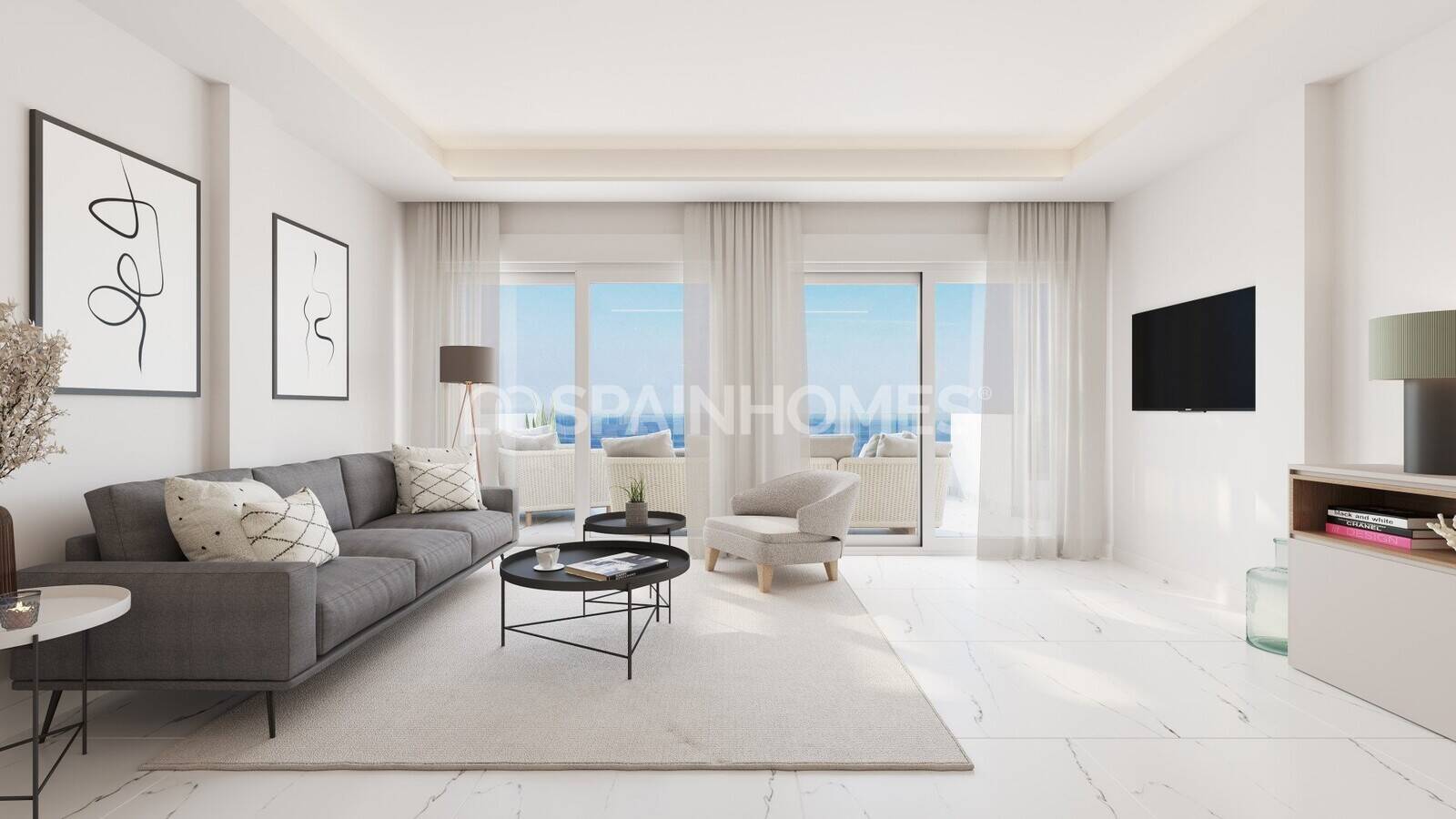 Penthouse w Casares, Malaga, Hiszpania 2 sypialnie, 78 mkw. nr 48598
