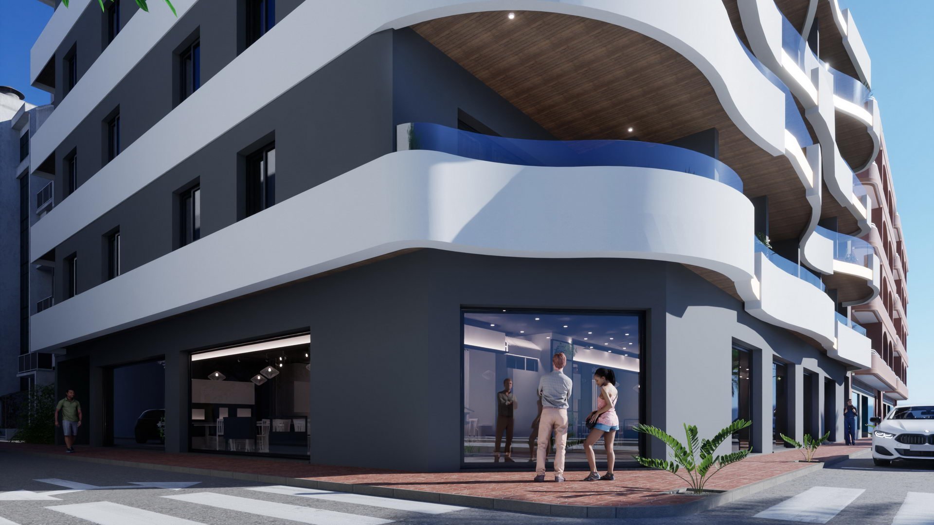 Apartment in Kasia V, Torrevieja, Alicante, Spa, 2 bedrooms, 53.2 sq.m. No. 91777