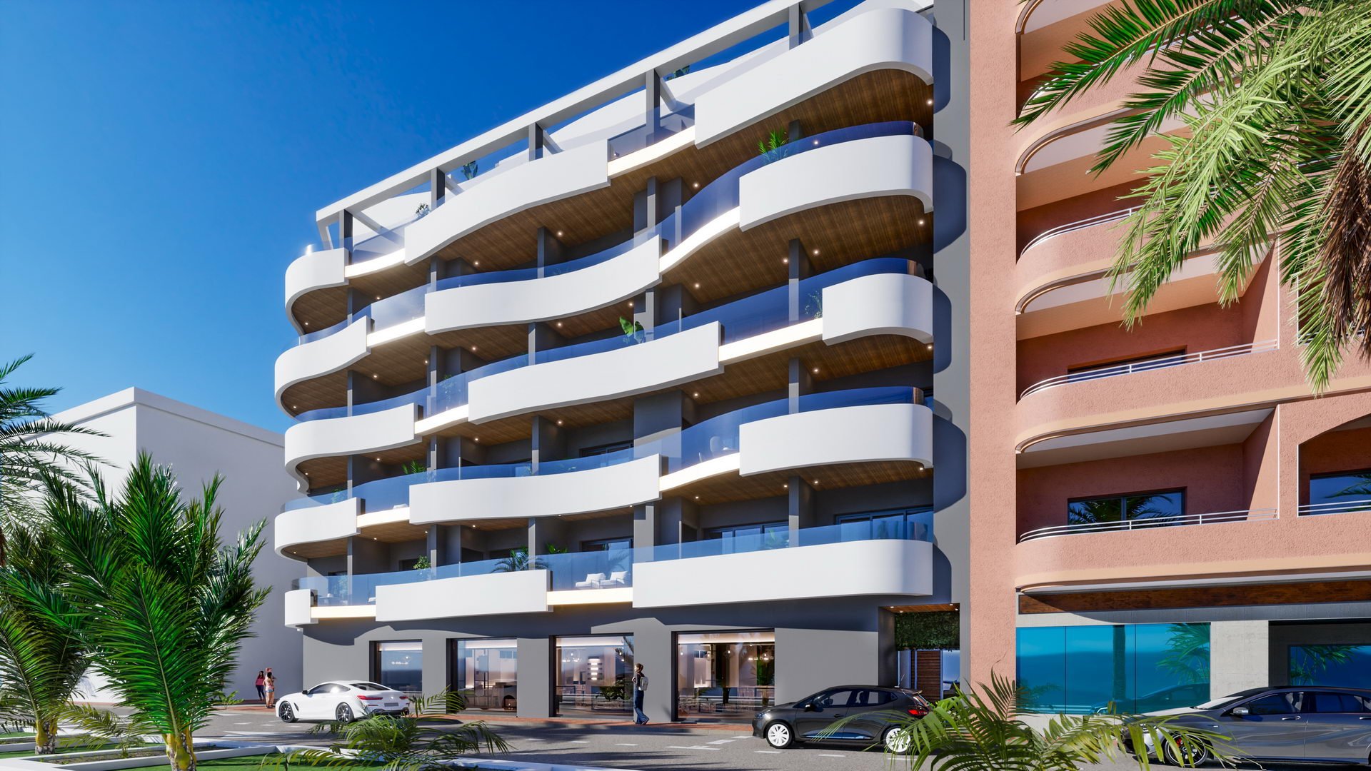 Apartment in Kasia V, Torrevieja, Alicante, Spa, 2 bedrooms, 53.2 sq.m. No. 91777