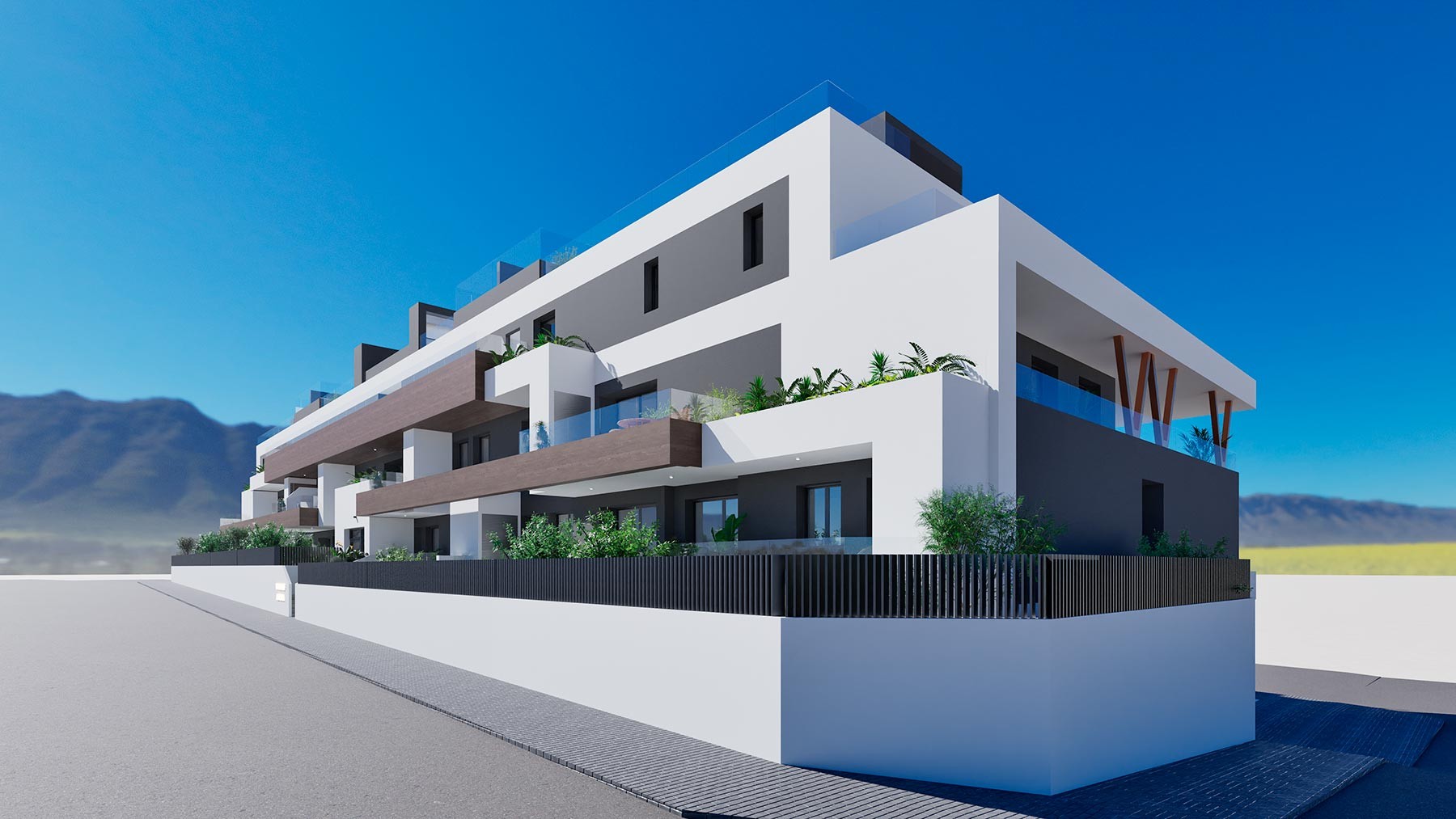 Квартира в Бенихофар, Аликанте, Испания 2 спальни, 62м2 №94277