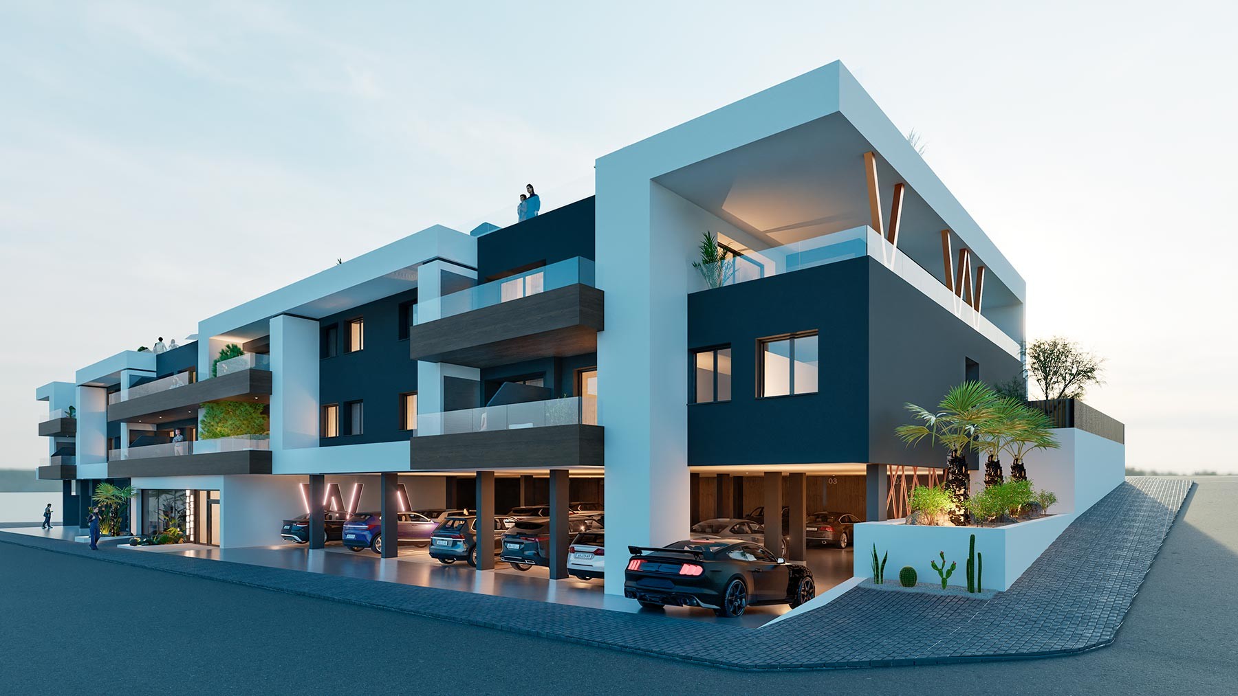 Квартира в Бенихофар, Аликанте, Испания 2 спальни, 62м2 №94277