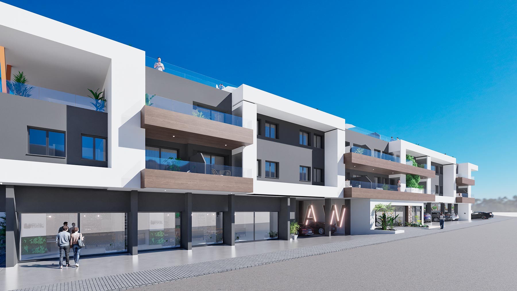 Квартира в Бенихофар, Аликанте, Испания 2 спальни, 62м2 №94277