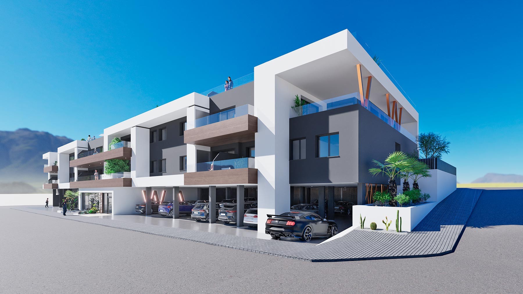 Квартира в Бенихофар, Аликанте, Испания 2 спальни, 62м2 №94277